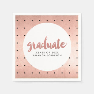 Servilleta De Papel Fiesta de graduación color de rosa conocida de