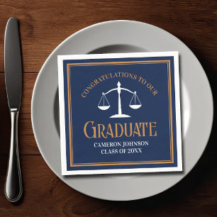 Servilleta De Papel Fiesta de Graduación de la Facultad de Derecho en 