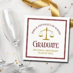 Servilleta De Papel Fiesta de Graduación de la Facultad de Derecho en 