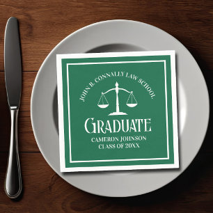 Servilleta De Papel Fiesta de Graduación de la Facultad de Derecho Ver