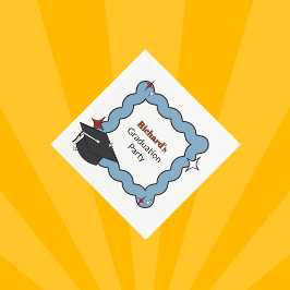 Servilleta De Papel Fiesta de graduación de niños de niños con riachue