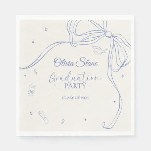 Servilleta De Papel Fiesta de graduación de último año estilo Doodle d