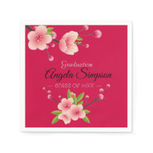 Fiesta de graduación floral verde rosa