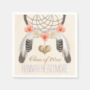 Servilleta De Papel Fiesta de graduación ideal con monograma del