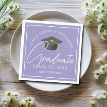Fiesta de Graduación Personalizada Elegante Lavand