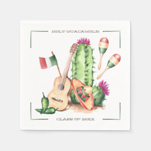 Servilleta De Papel Fiesta de Graduación Santa Guacamole