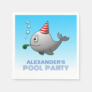 Servilleta De Papel Fiesta de grupos de ballenas