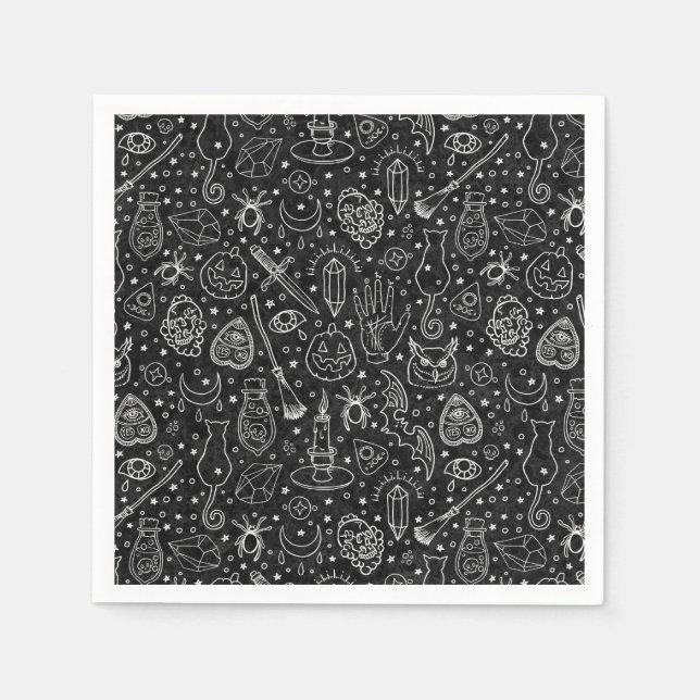 Servilleta De Papel Fiesta de Halloween (Anverso)