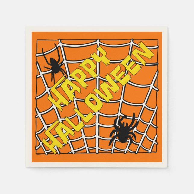 Servilleta De Papel Fiesta de Halloween (Anverso)