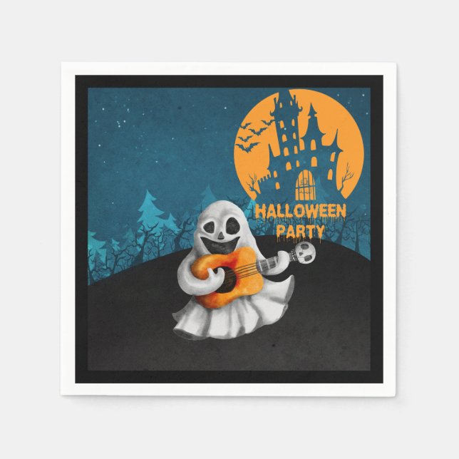 Servilleta De Papel Fiesta de Halloween (Anverso)
