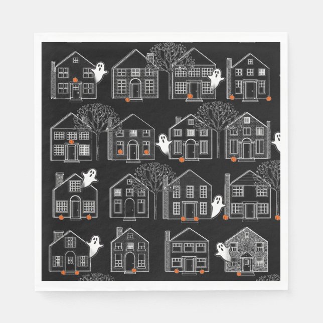Servilleta De Papel Fiesta de Halloween (Anverso)
