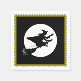 Servilleta De Papel Fiesta de Halloween Bruja Divertida