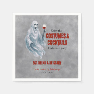 Servilleta De Papel Fiesta de Halloween Cóctel de Disfraz de Fantasma