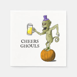 Servilleta De Papel Fiesta de Halloween de Cheers Ghouls