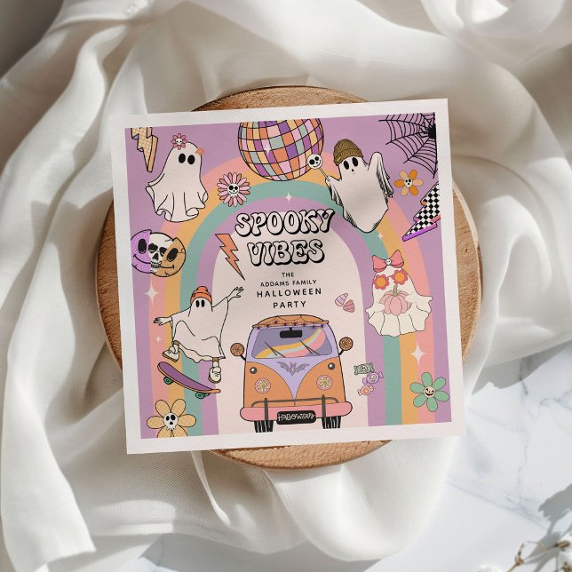 Servilleta De Papel Fiesta de Halloween de fantasía retro de vibracion (Subido por el creador)