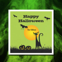 Fiesta de Halloween de Gato Negro