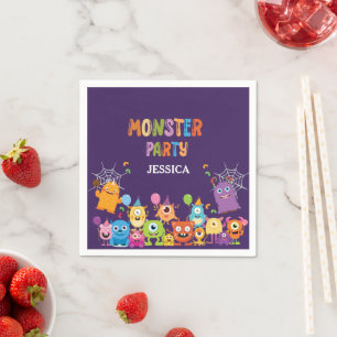 Servilleta De Papel Fiesta De Halloween De Monstruo De Disfraces Para