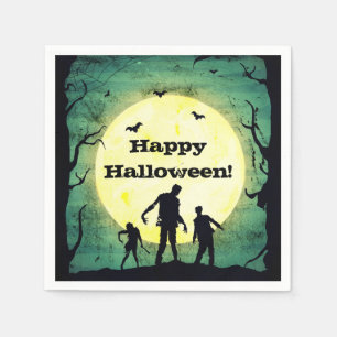 Servilleta De Papel Fiesta de Halloween de Zombies Muertos Vivientes