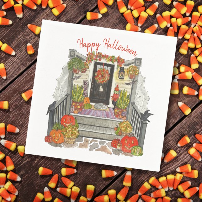 Servilleta De Papel Fiesta de Halloween en Casa (Subido por el creador)