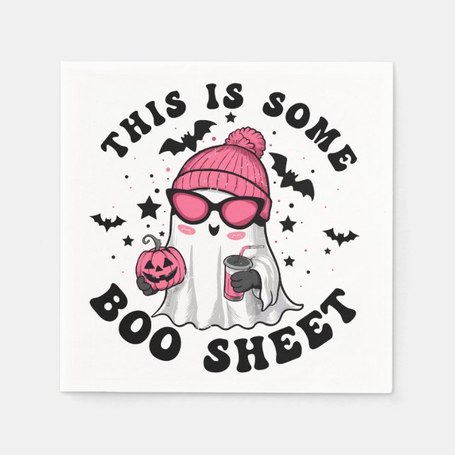 Servilleta De Papel Fiesta de Halloween humorístico "Esta es una hoja  (Anverso)