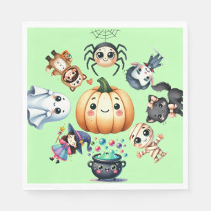 Servilleta De Papel Fiesta de Halloween infantil