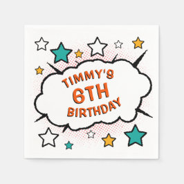 Servilleta De Papel ¡FIESTA de historietas! Servilletas