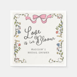 Servilleta De Papel Fiesta de Jardín Caprichosa de Florales Garabatos