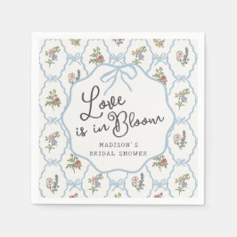 Servilleta De Papel Fiesta de Jardín de Primavera Bridal Shower Floral