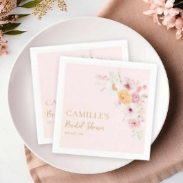 Servilleta De Papel Fiesta de jardín floral rosa