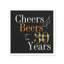 Fiesta de jubilación de 30 años Cheers y cervezas