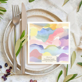 Servilleta De Papel Fiesta de Jubilación de Primavera Pastel Estético 