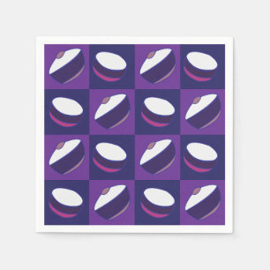 Servilleta De Papel Fiesta de la cocina del bol de cocina azul púrpura