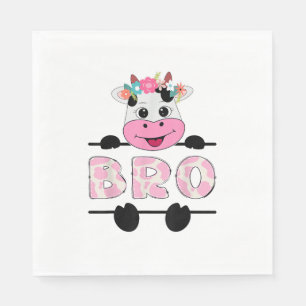 Servilleta De Papel Fiesta De La Familia Hermano De Vaca Chica De Cump