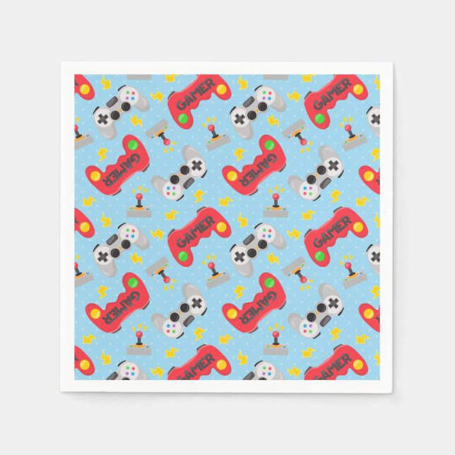 Servilleta De Papel Fiesta de la noche del juego (Anverso)