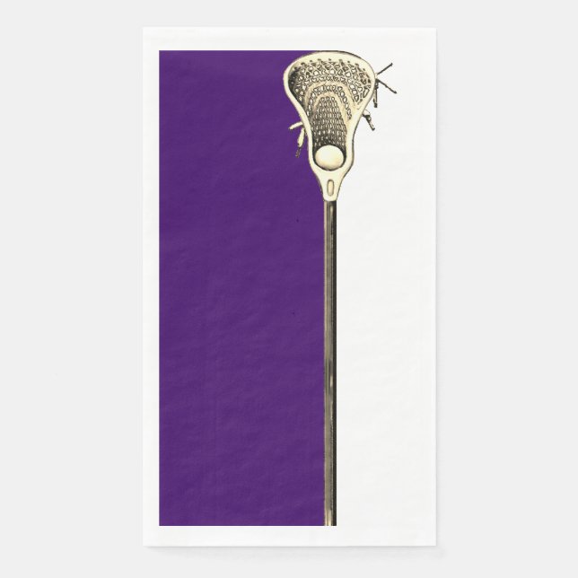 Servilleta De Papel Fiesta de Lacrosse (Anverso)