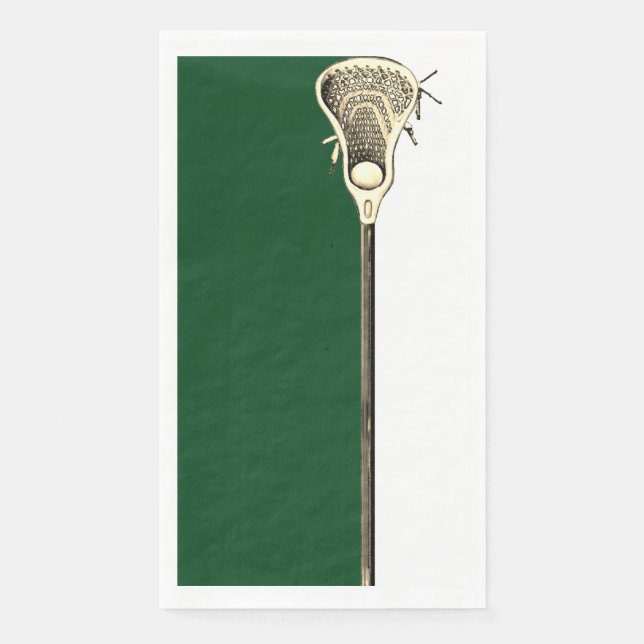 Servilleta De Papel Fiesta de Lacrosse (Anverso)