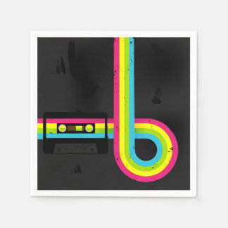 Servilleta De Papel fiesta de los años 80