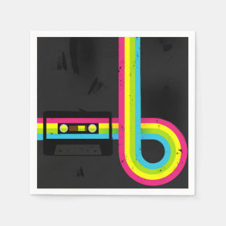 Servilleta De Papel fiesta de los años 80