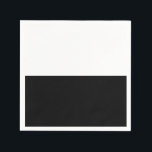 Servilleta De Papel Fiesta de Moda de cumpleaños medio en blanco y neg<br><div class="desc">Personalizar para cualquier evento. Agregue su propio texto o elimine para dejar en blanco.</div>