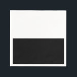 Servilleta De Papel Fiesta de Moda de cumpleaños medio en blanco y neg<br><div class="desc">Personalizar para cualquier evento. Agregue su propio texto o elimine para dejar en blanco.</div>