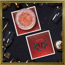 Fiesta de música moderna Karaoke Napkins de papel 