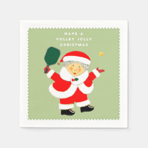 Servilleta De Papel Fiesta de Navidad de Pickleball