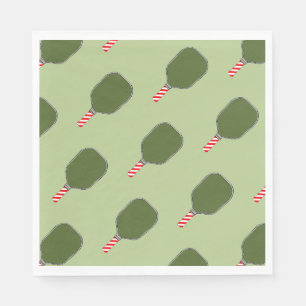 Servilleta De Papel Fiesta de Navidad de Pickleball