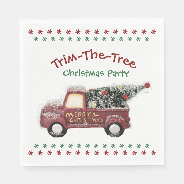 Servilleta De Papel Fiesta de navidades (Anverso)