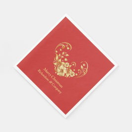 Servilleta De Papel Fiesta de Navidades corporativos de elegancia empr