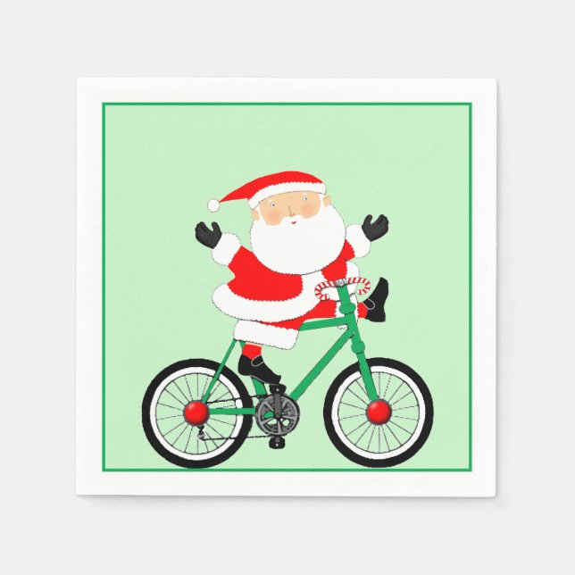 Servilleta De Papel Fiesta de Navidades creativos (Anverso)