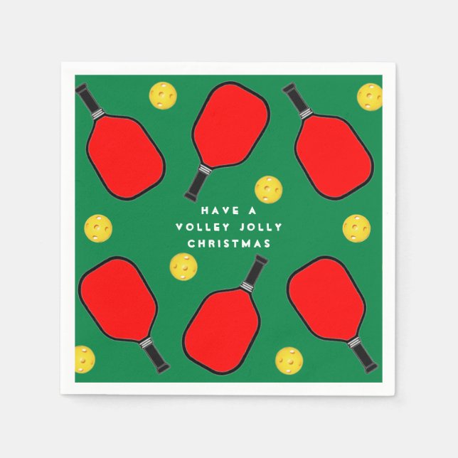 Servilleta De Papel Fiesta de Navidades de baloncesto (Anverso)