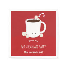 Fiesta de Navidades de chocolate caliente y calien