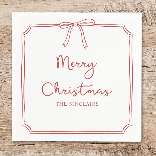Servilleta De Papel Fiesta de Navidades de diseño de barras Minimalist (Subido por el creador)