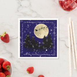 Servilleta De Papel Fiesta de Navidades de Santa Sighting